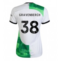 Liverpool Ryan Gravenberch #38 Udebanetrøje Dame 2023-24 Kortærmet